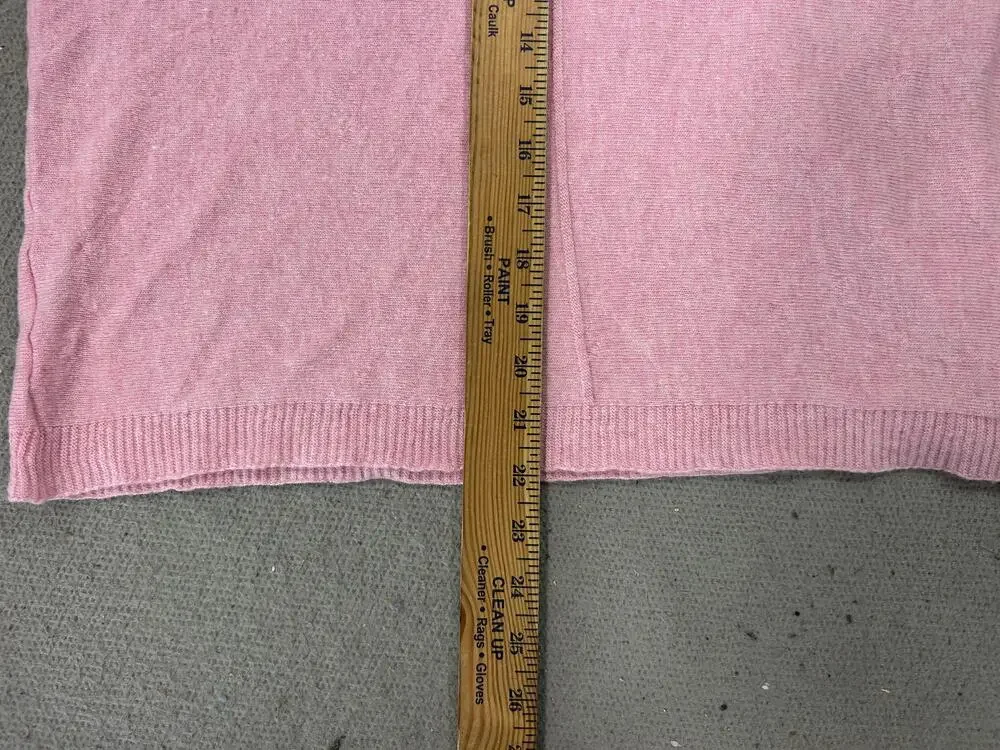 Bianco & Blu Sweater Womens Extra Large Pink Quit Luxury Coquette Cozy Soft